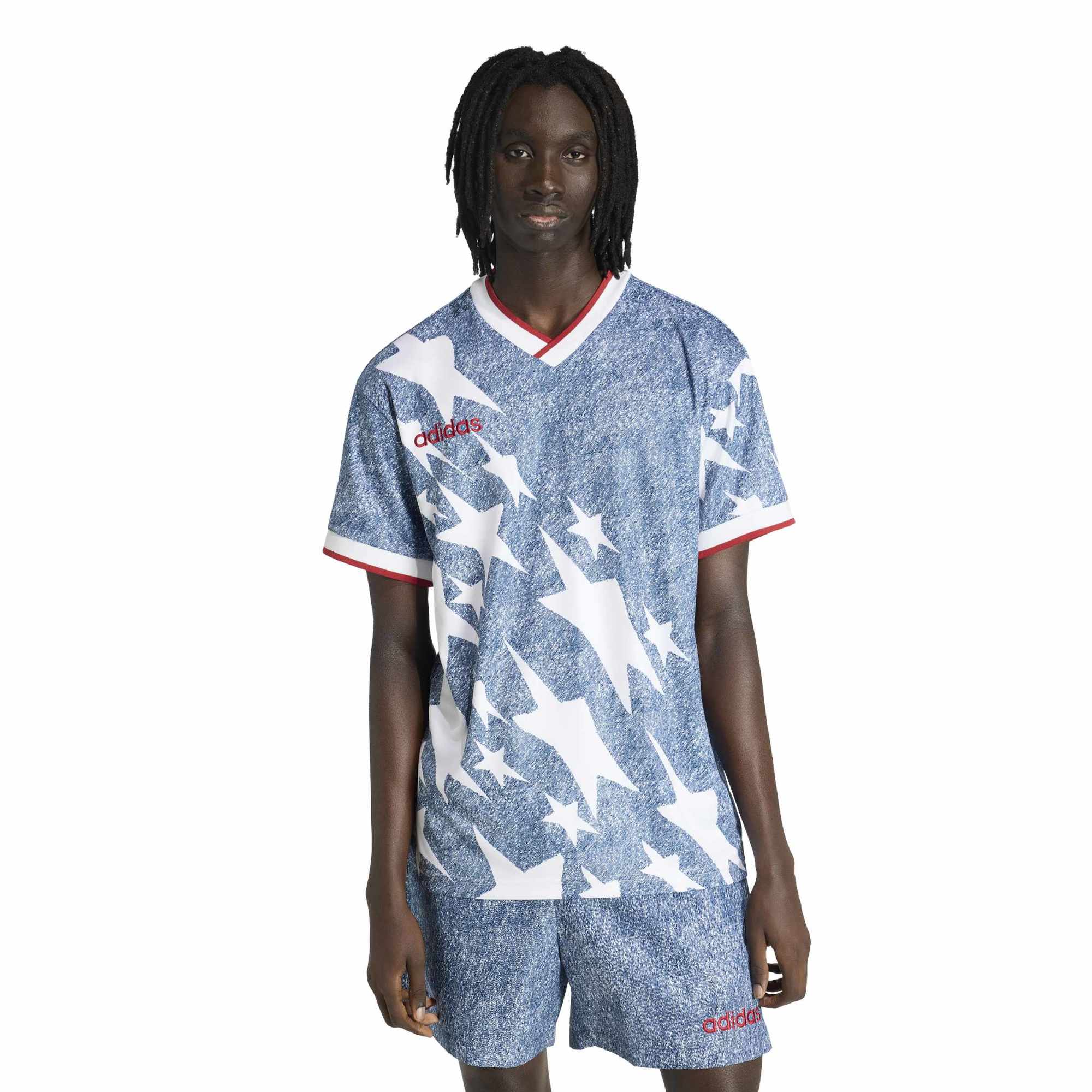  USA 1994 Denim Graphic Fashion Jersey - Blue