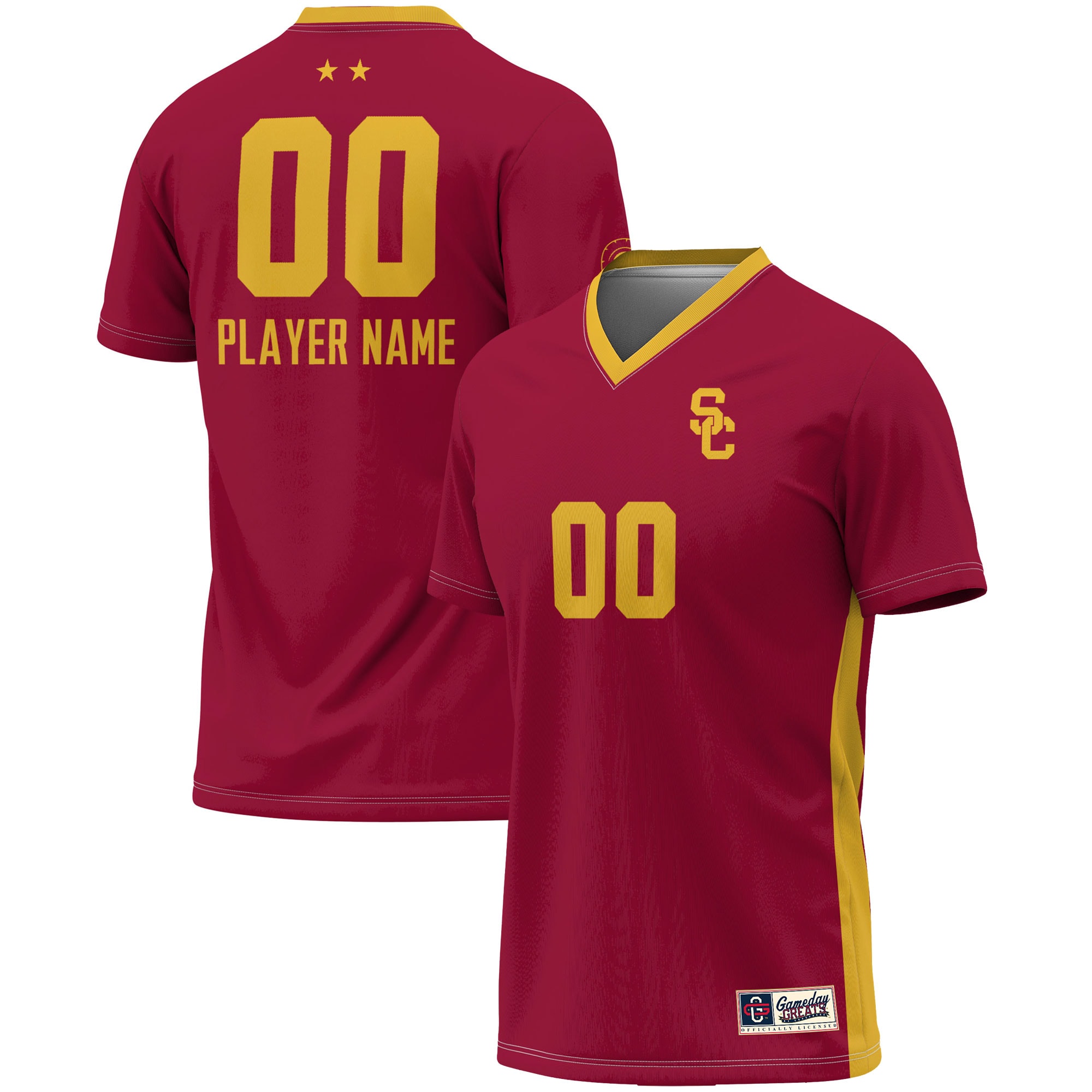  USC Trojans GameDay Greats Unisex Pick-A-Player NIL Lightweight Soccer Jersey - Crimson