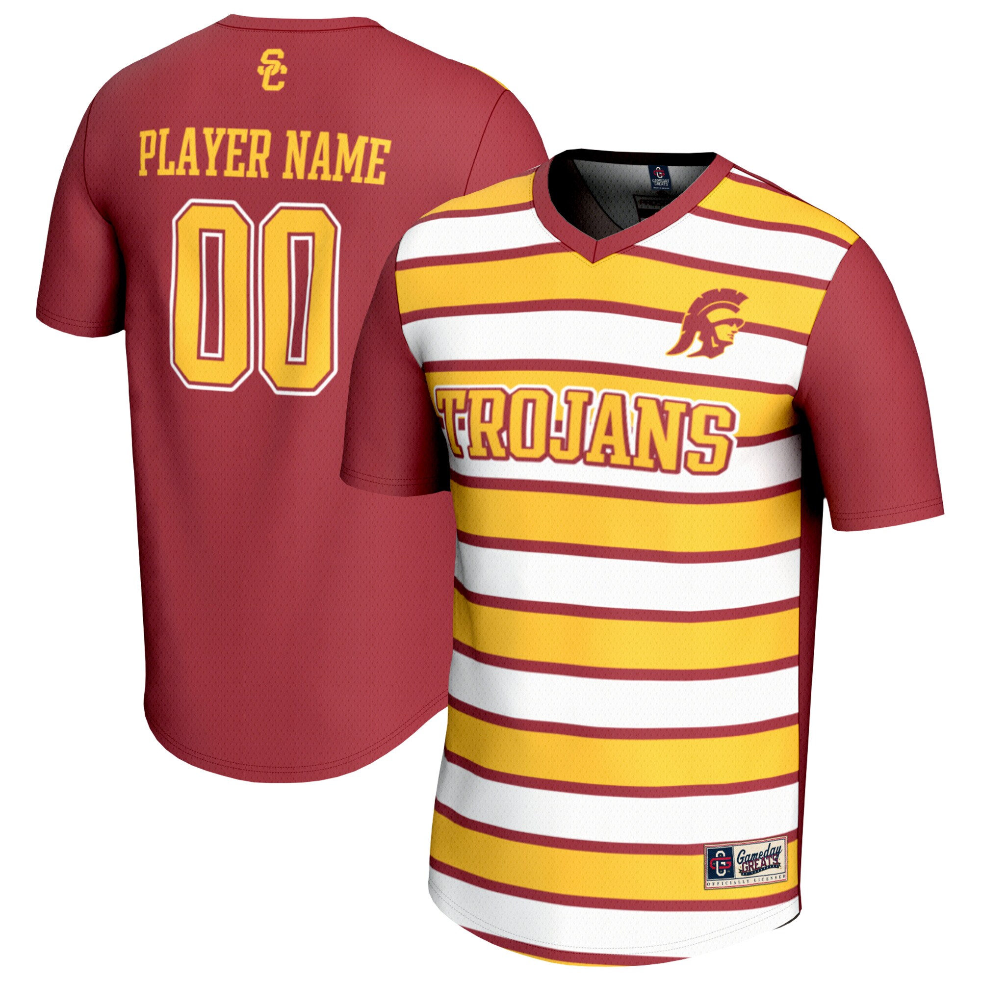  USC Trojans GameDay Greats Youth NIL Pick-A-Player Collegiate Women's Soccer Lightweight Fashion Jersey - Cardinal