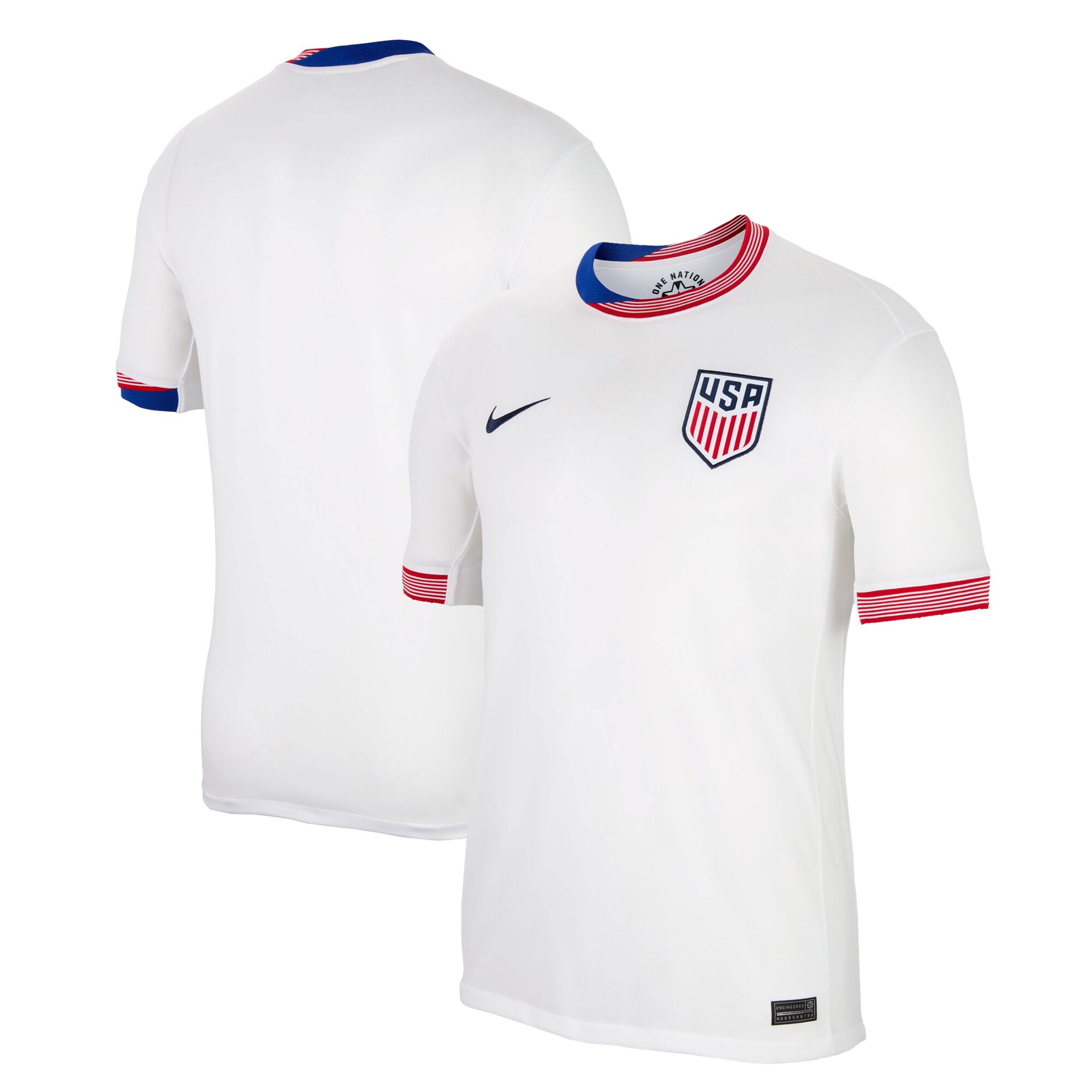  USMNT Nike 2024 Home Replica Jersey - White