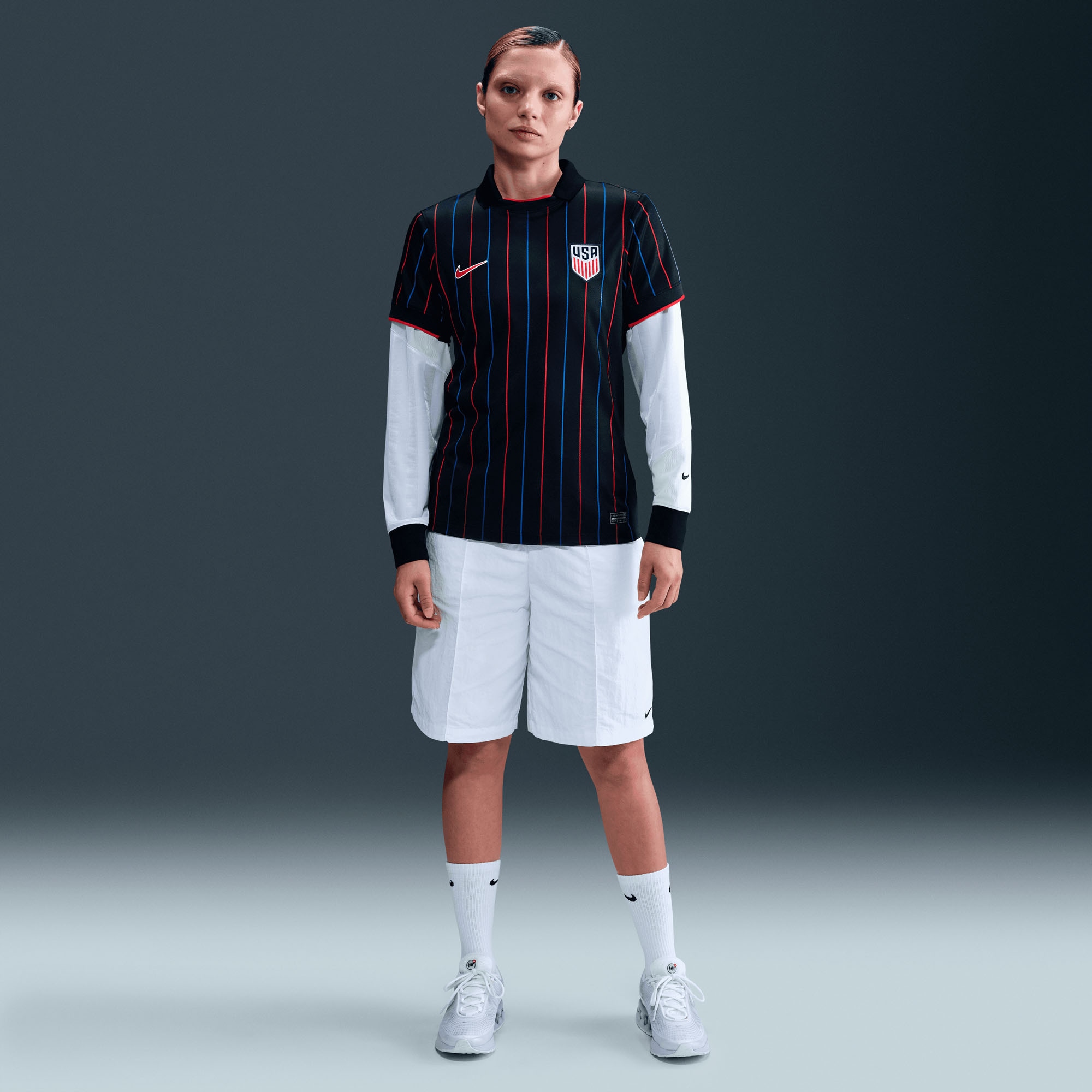  USMNT Women's 2025 Away Jersey - Navy