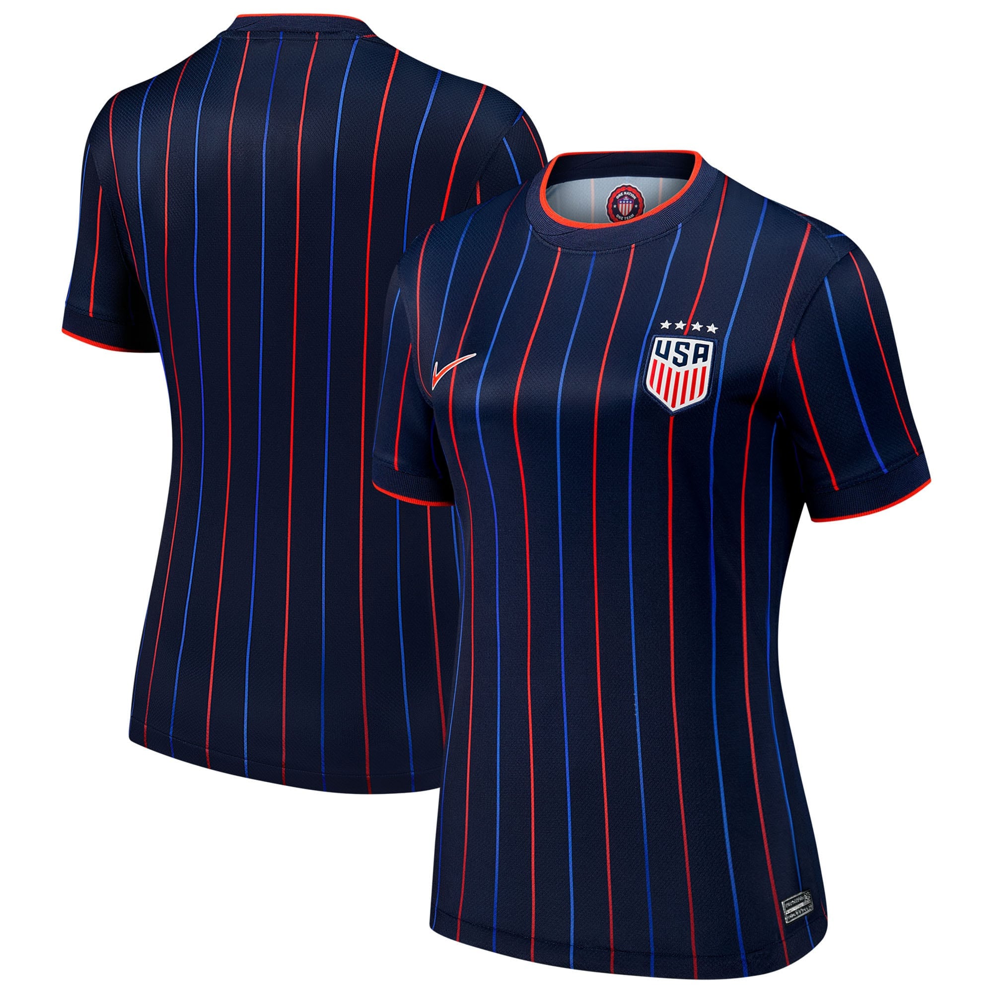  USWNT Women's 2025 Away Jersey - Navy