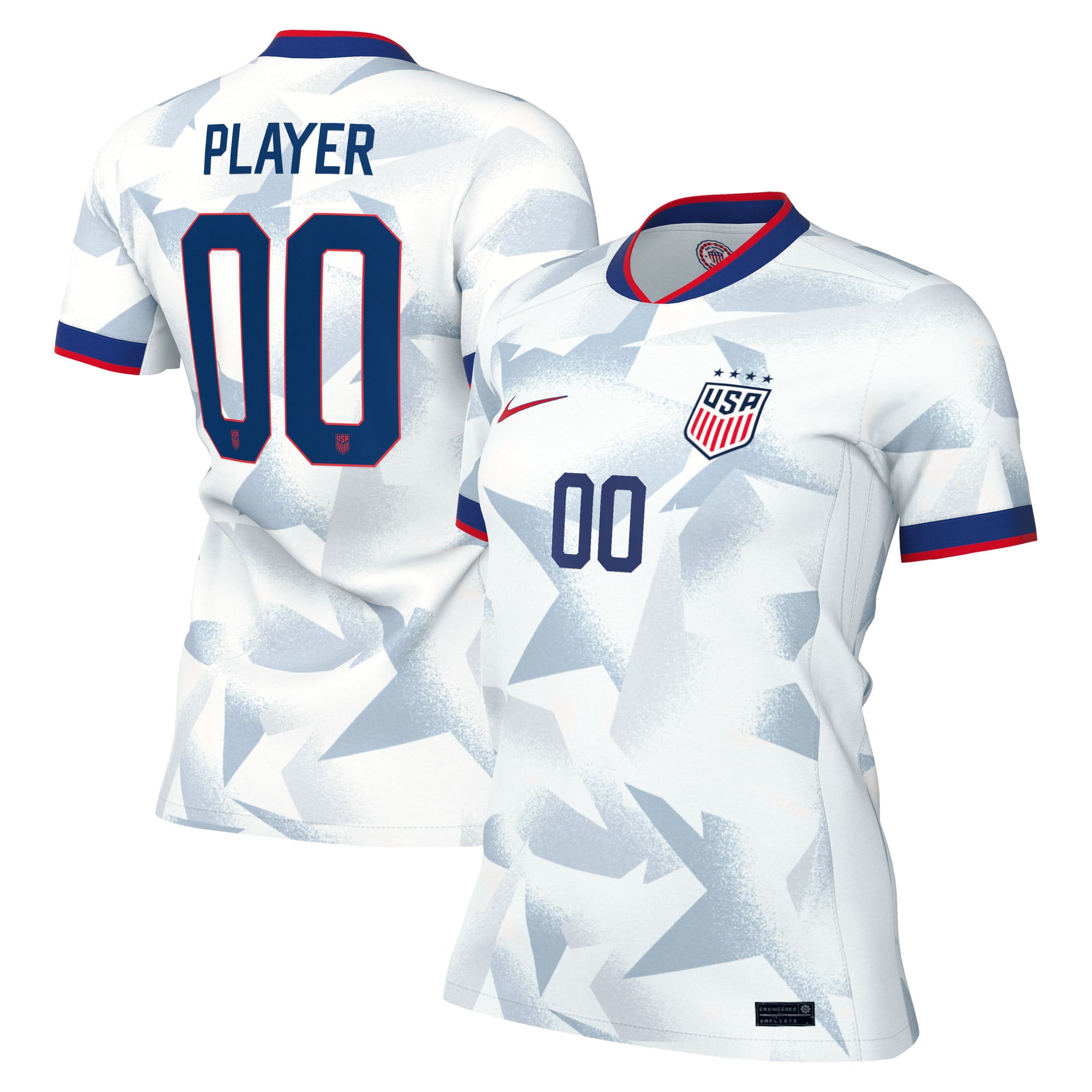  USWNT Women's 2025 Home Pick-A-Player Jersey - White