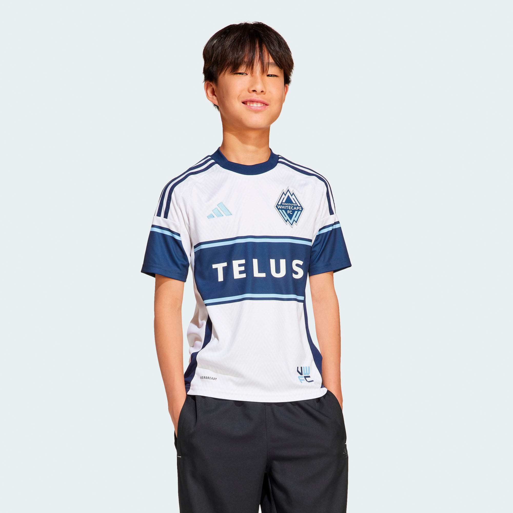  Vancouver Whitecaps FC Youth 2025 The Peak Jersey - White