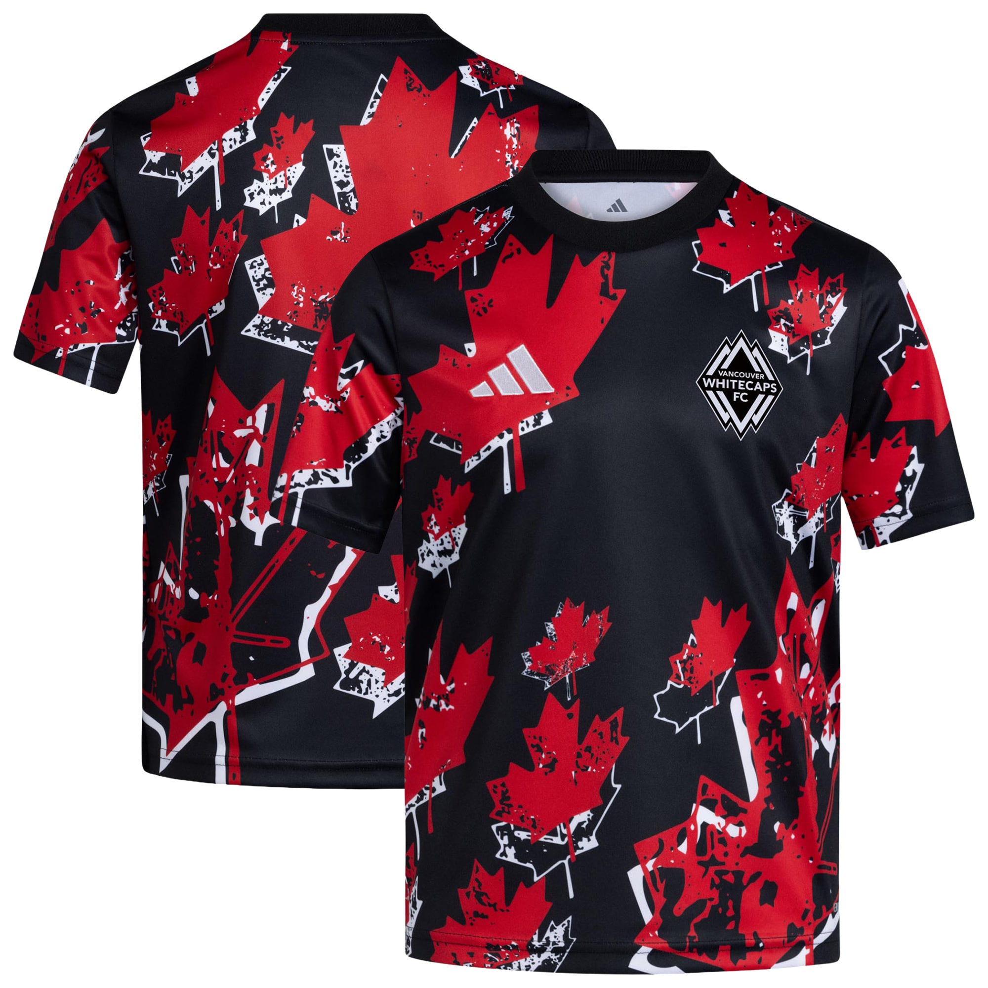  Vancouver Whitecaps FC Youth 2026 Canadian Pre-Match Jersey - Black