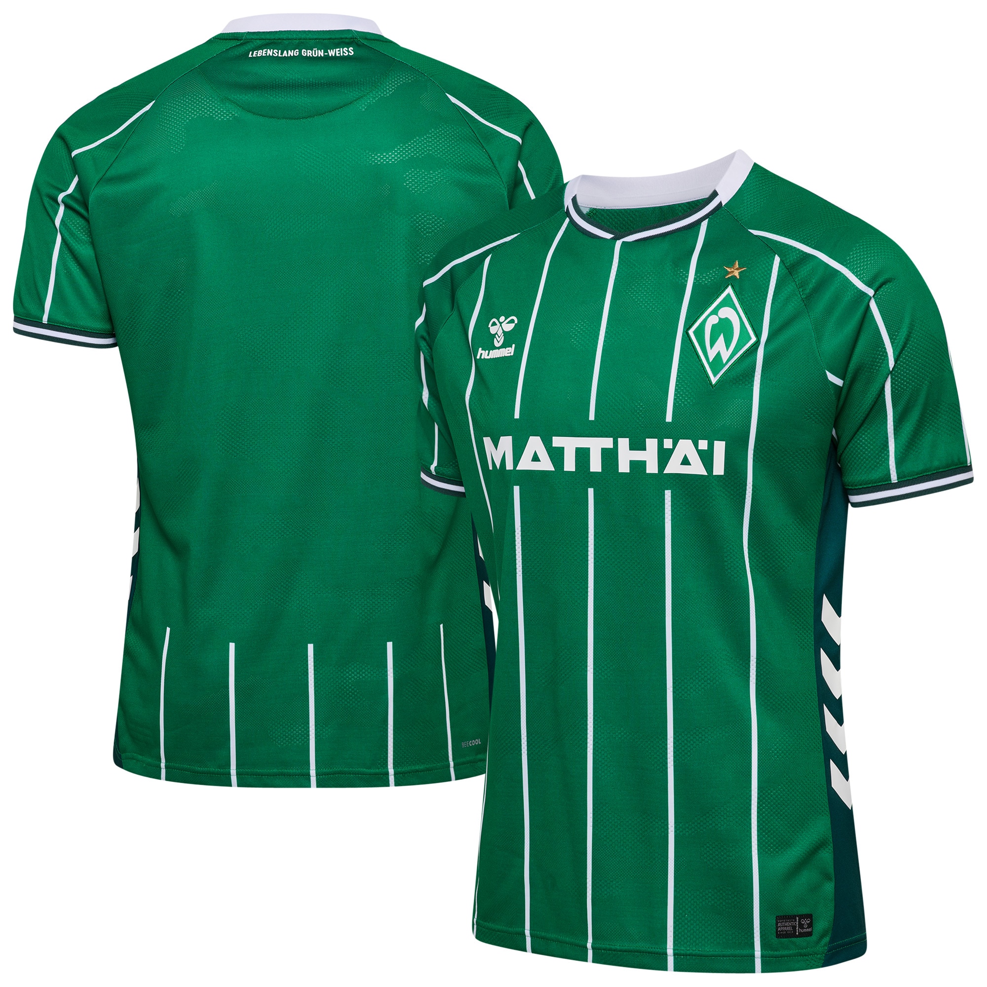  Werder Bremen Hummel Unisex Home 2025/26 Jersey - Green