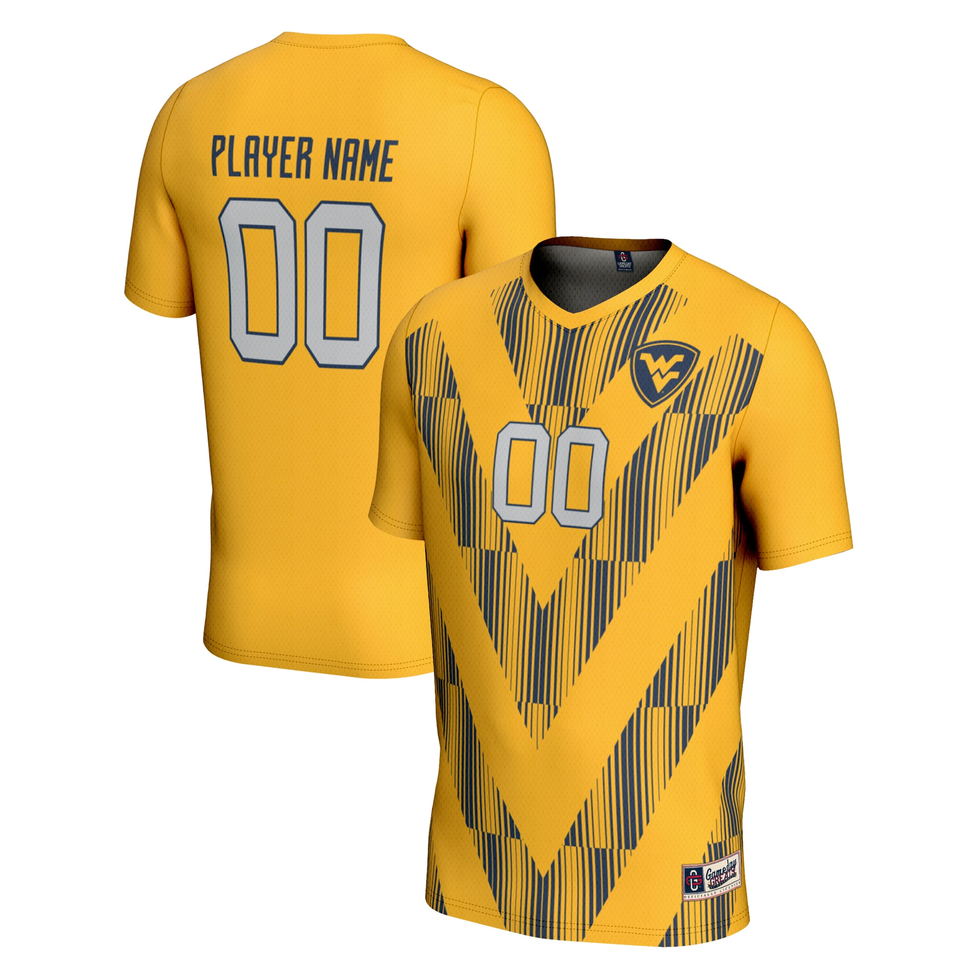 West Virginia Mountaineers GameDay Greats Youth Pick-A-Player NIL Lightweight Soccer Jersey
