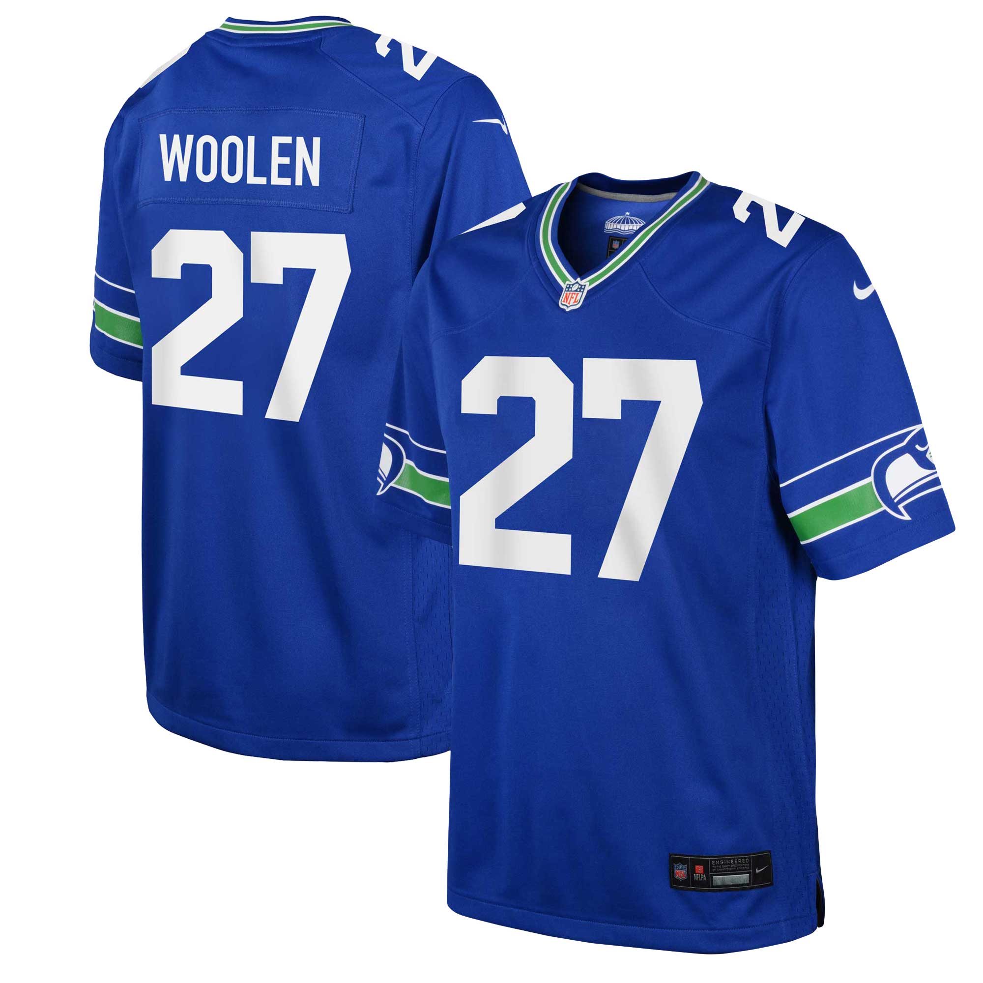 12th Fan Seattle Seahawks Youth Game Jersey - Royal