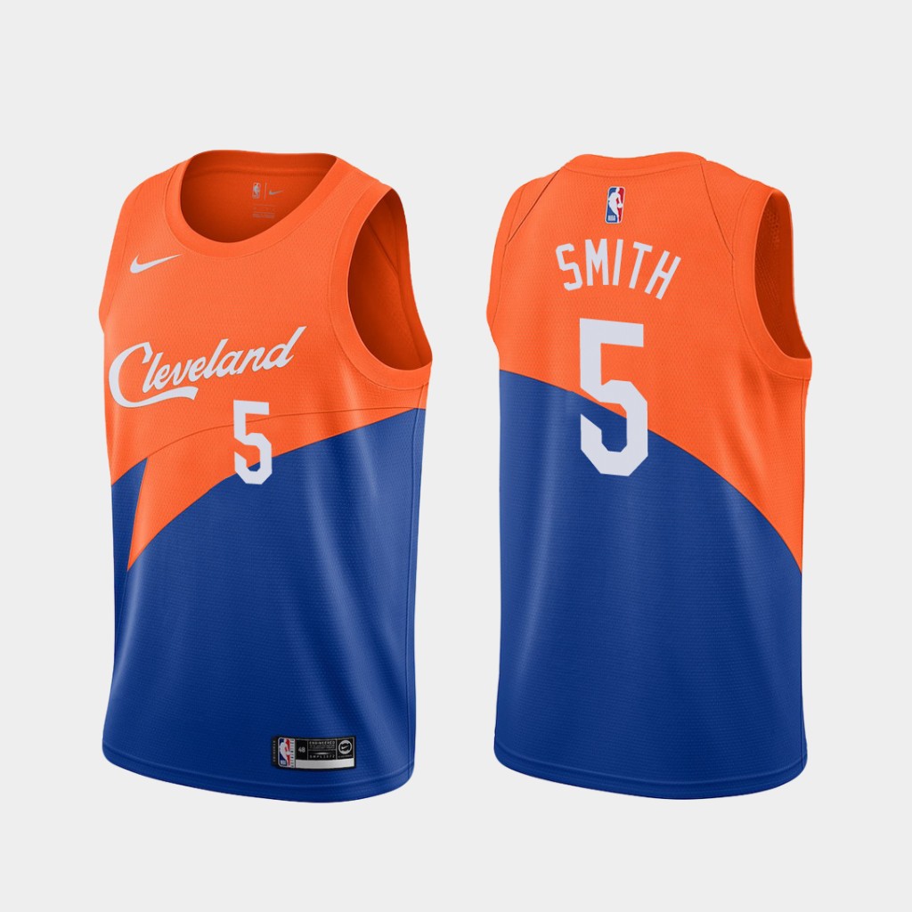 2019-20 Men's Cleveland Cavaliers #5 J.R. Smith City Swingman Jersey - Blue