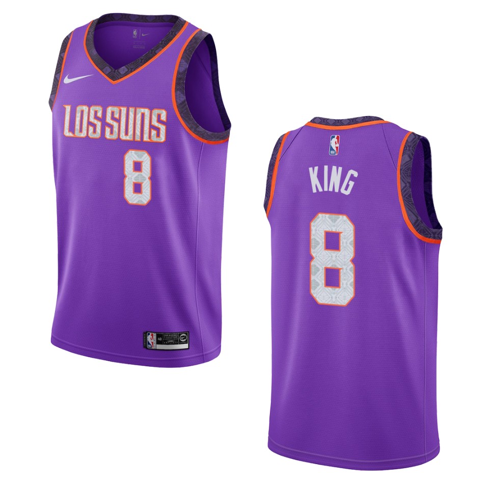 2019-20 Men's Phoenix Suns #8 George King City Swingman Jersey - Purple