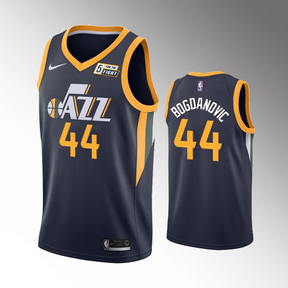 2020-21 Jazz Bojan Bogdanovic Icon Edition Black BOGDANOVIC Jersey