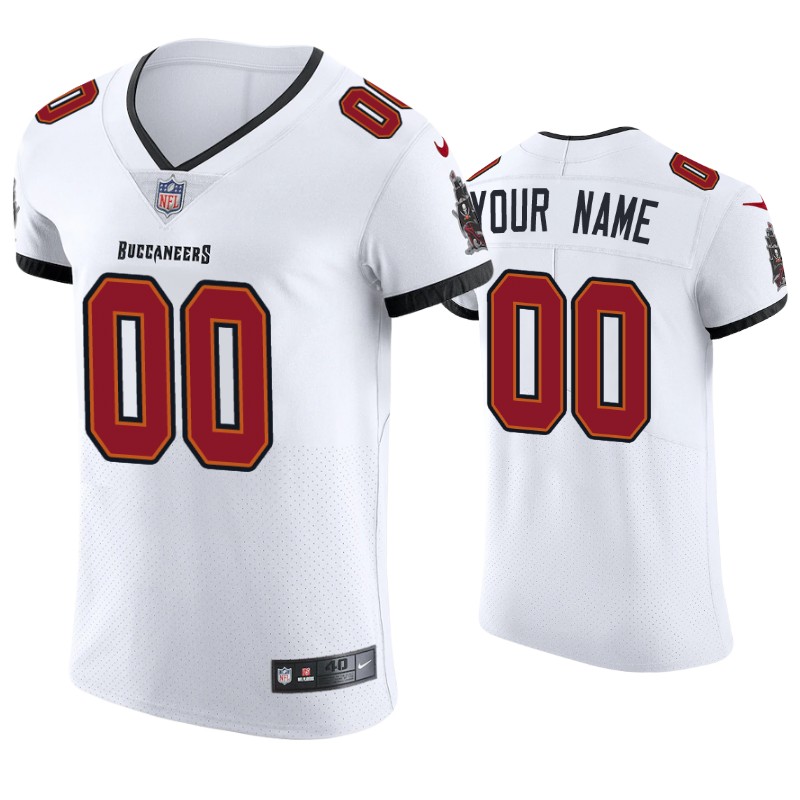 2020 Men's Tampa Bay Buccaneers Custom Vapor Elite Jersey White