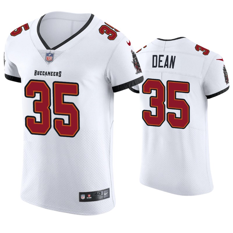 2020 Men's Tampa Bay Buccaneers Jamel Dean Vapor Elite Jersey White