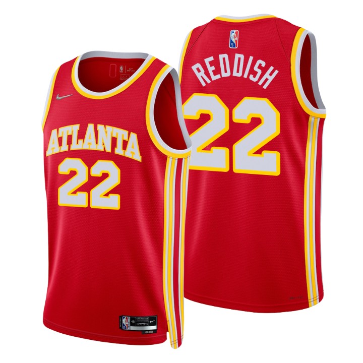2021-22 Atlanta Hawks Cam Reddish Icon 75th Anniversary Jersey