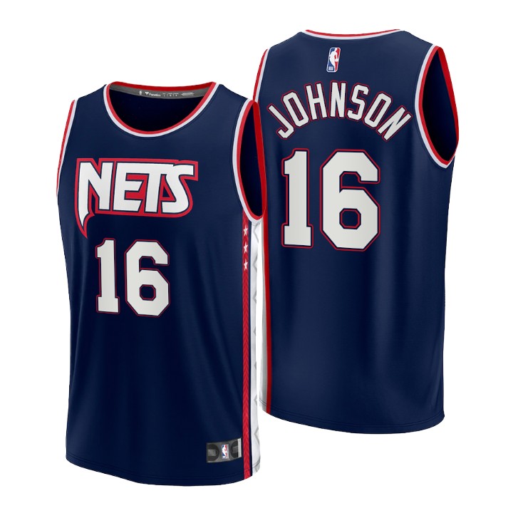 2021-22 Brooklyn Nets James Johnson Replica Jersey City
