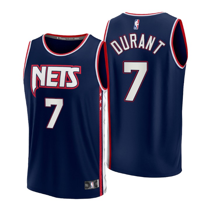 2021-22 Brooklyn Nets Kevin Durant Replica Jersey City