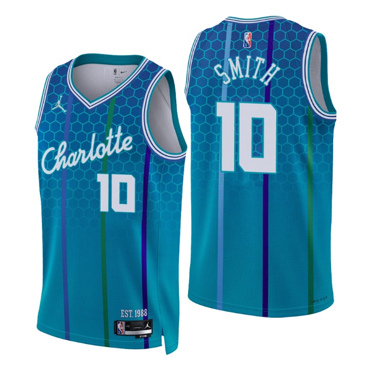 2021-22 Charlotte Hornets Ish Smith City 75th Anniversary Jersey