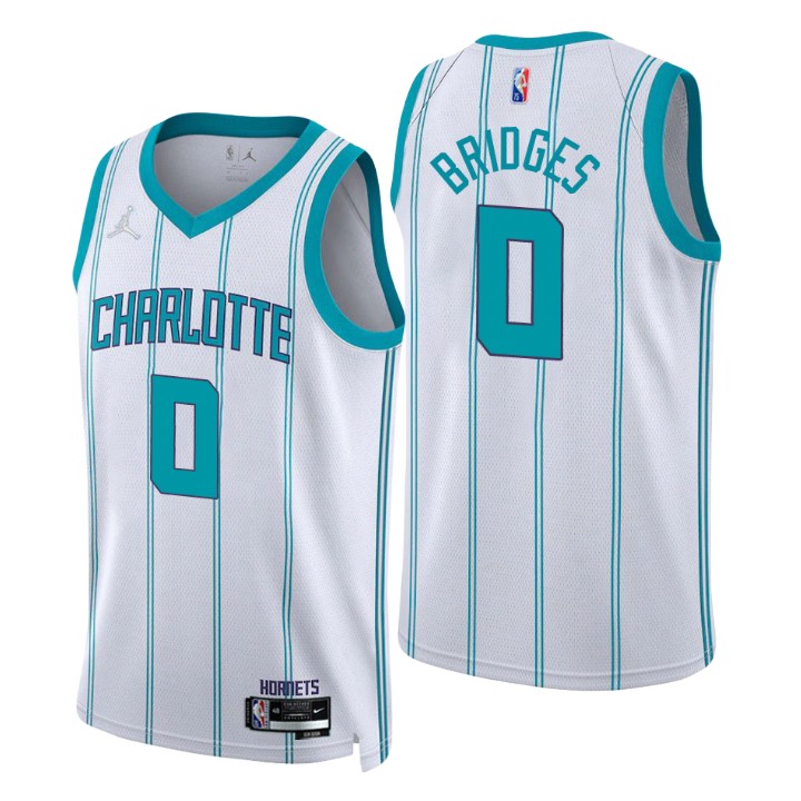 2021-22 Charlotte Hornets Miles Bridges Association 75th Anniversary Jersey