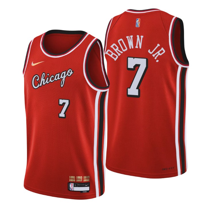 2021-22 Chicago Bulls Troy Brown Jr. City 75th Anniversary Jersey