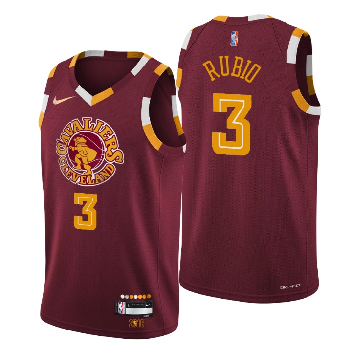 2021-22 Cleveland Cavaliers Ricky Rubio City 75th Anniversary Jersey