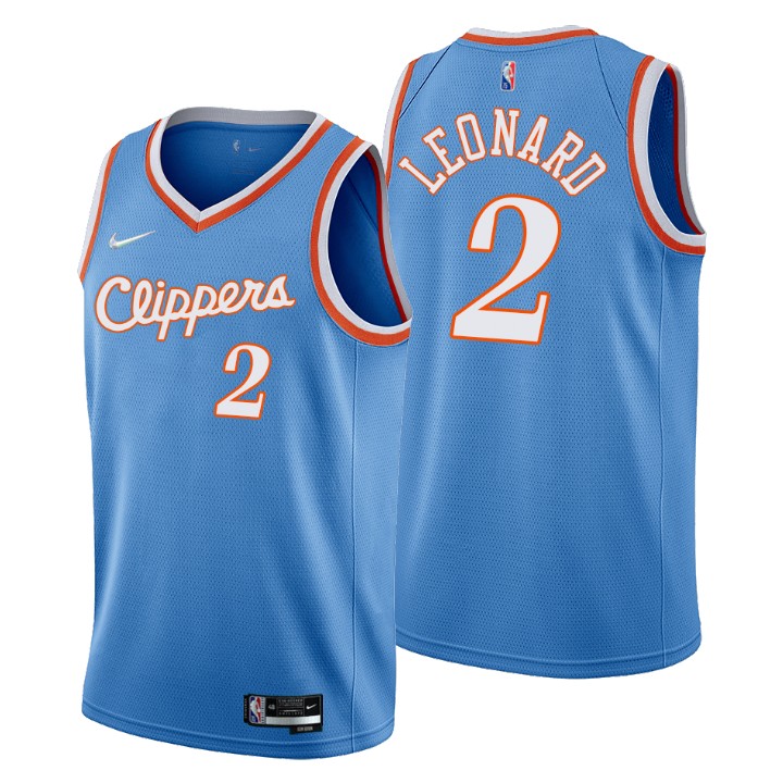 2021-22 Los Angeles Clippers Kawhi Leonard City 75th Anniversary Jersey