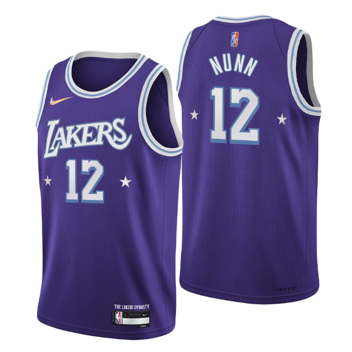 2021-22 Los Angeles Lakers Kendrick Nunn City 75th Anniversary Jersey
