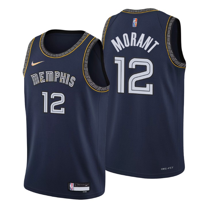 2021-22 Memphis Grizzlies Ja Morant City 75th Anniversary Jersey