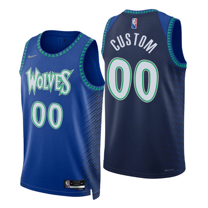 2021-22 Minnesota Timberwolves Custom City 75th Anniversary Jersey