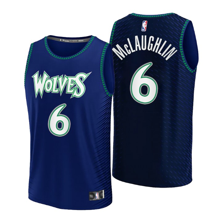 2021-22 Minnesota Timberwolves Jordan McLaughlin Replica Jersey City