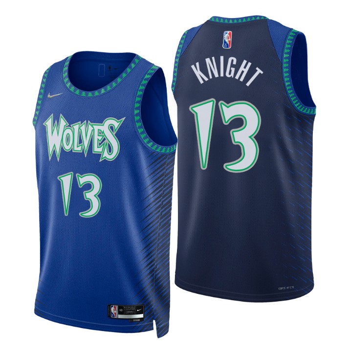 2021-22 Minnesota Timberwolves Nathan Knight City 75th Anniversary Jersey