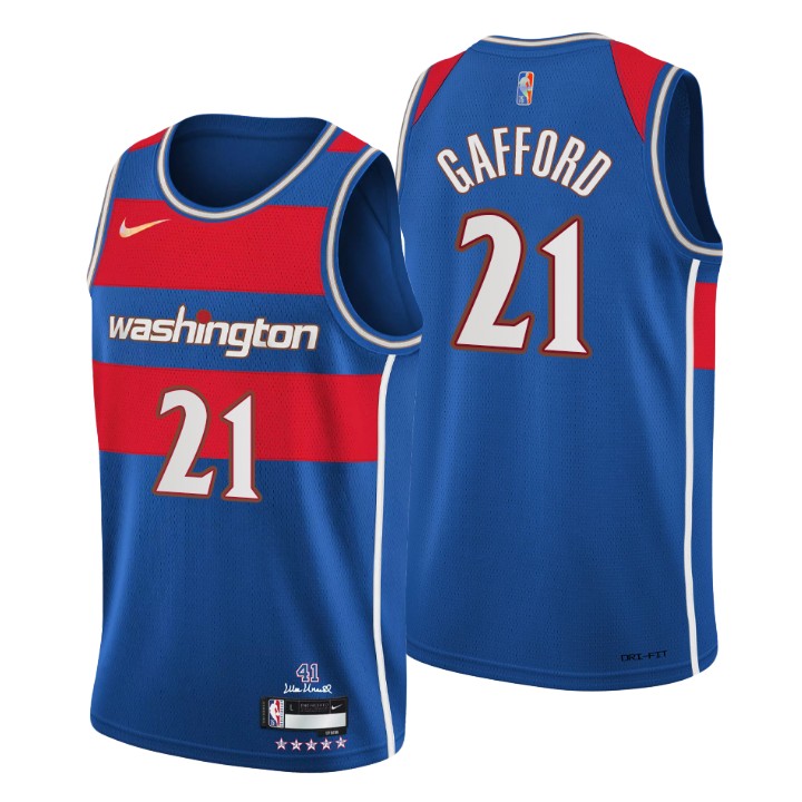 2021-22 Washington Wizards Daniel Gafford City 75th Anniversary Jersey