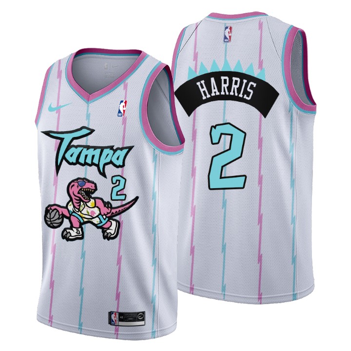 2021 Toronto Raptors Tampa City #2 Jalen Harris Jersey White