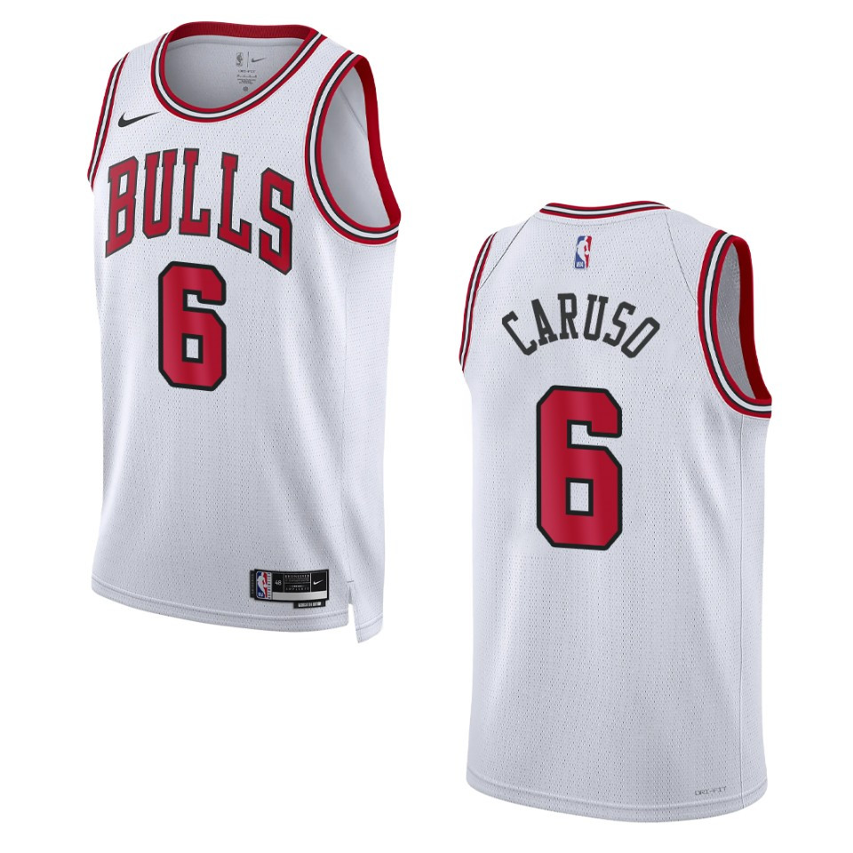 2022-23 Association Edition Chicago Bulls Alex Caruso White Swingman Jersey