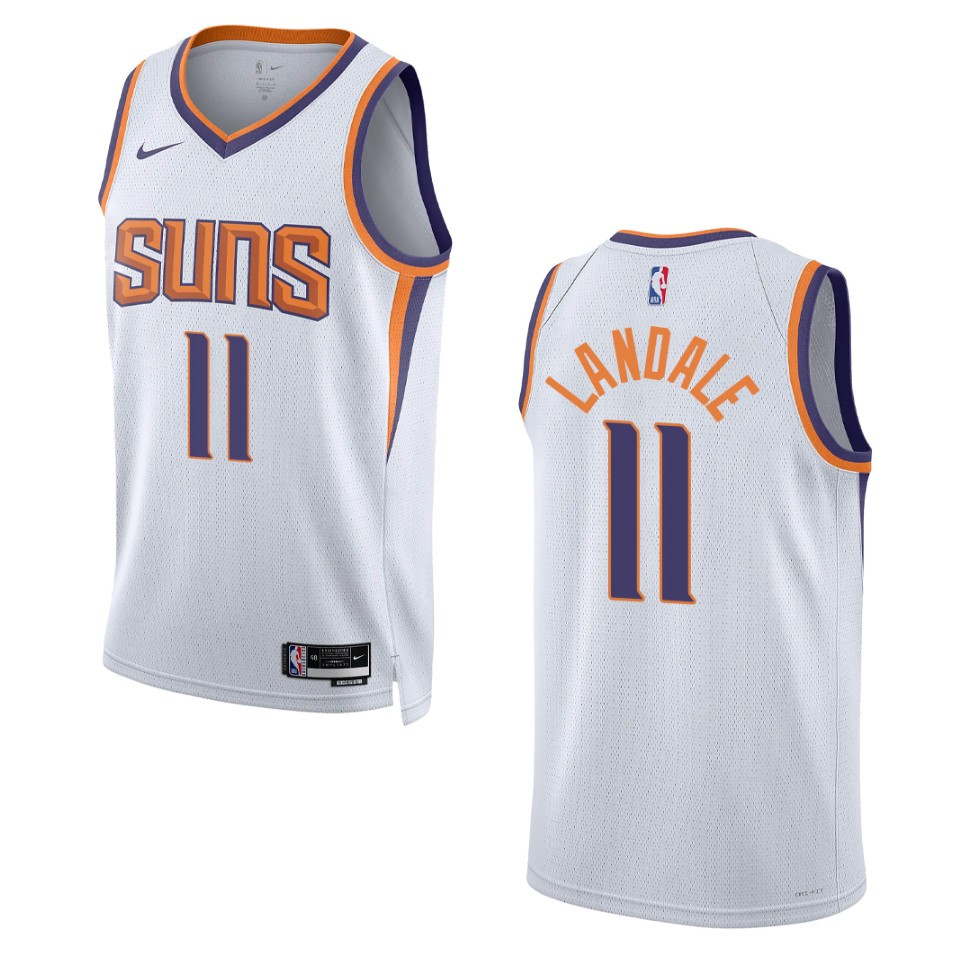 2022-23 Association Edition Phoenix Suns Jock Landale White Swingman Jersey
