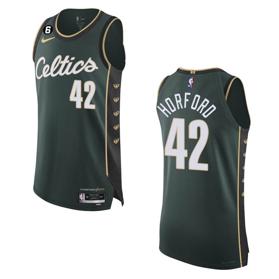 2022-23 City Edition Boston Celtics Al Horford Green Jersey