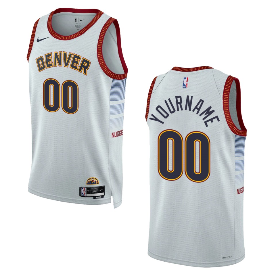 2022-23 City Edition Denver Nuggets Custom Sliver Swingman Jersey