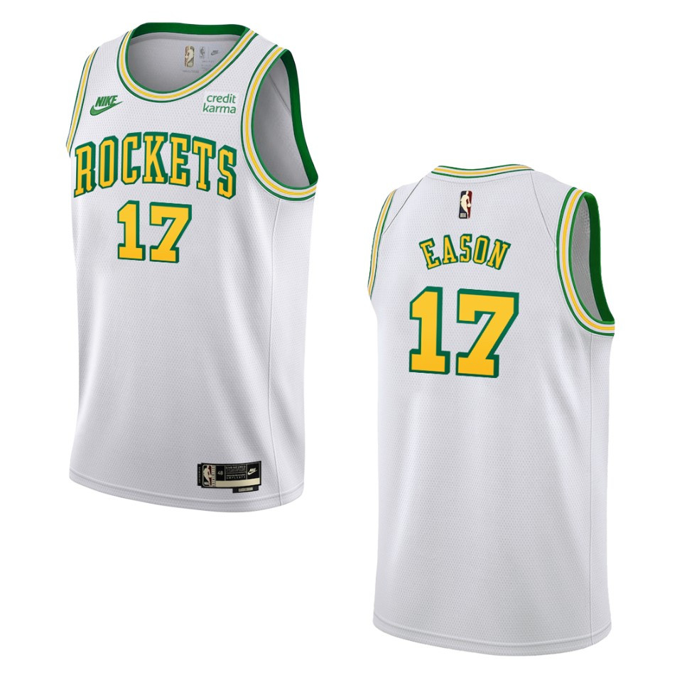 2022-23 Houston Rockets Tari Eason Classic Edition Swingman White Jersey