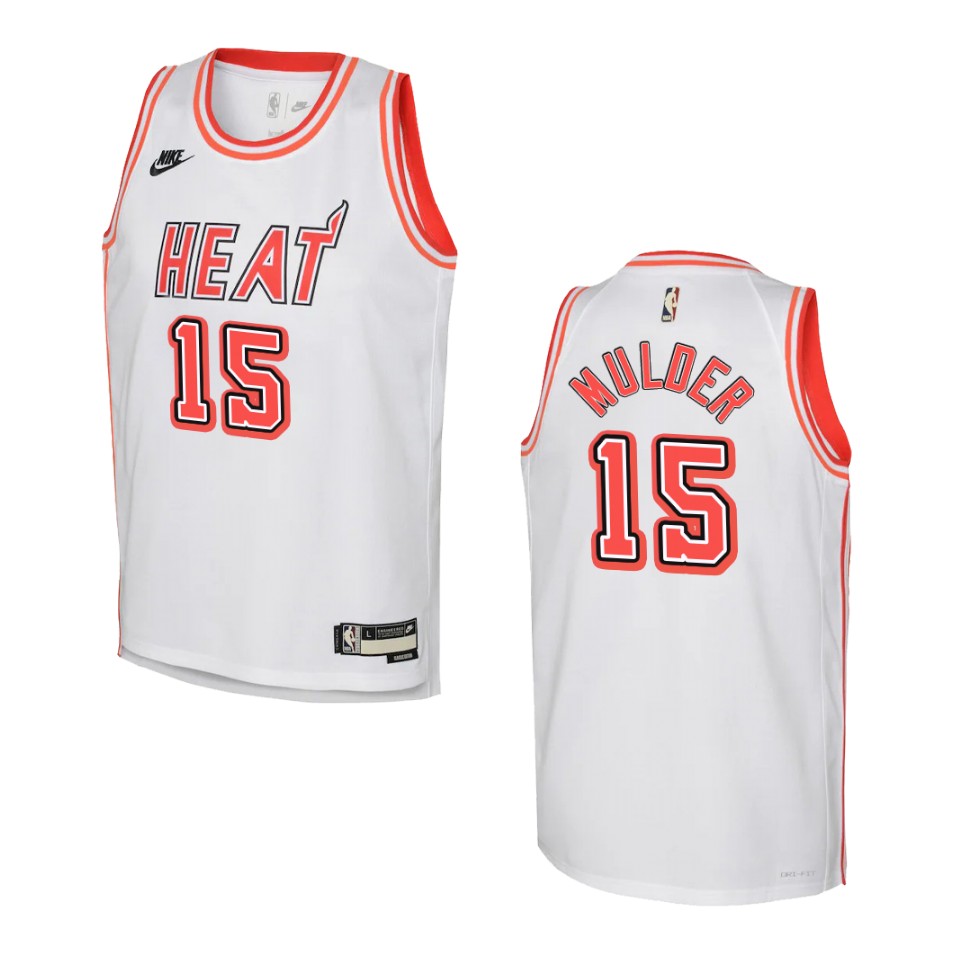 2022-23 Miami Heat Youth Classic Edition Mychal Mulder White Jersey
