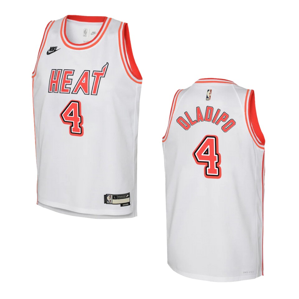 2022-23 Miami Heat Youth Classic Edition Victor Oladipo White Jersey