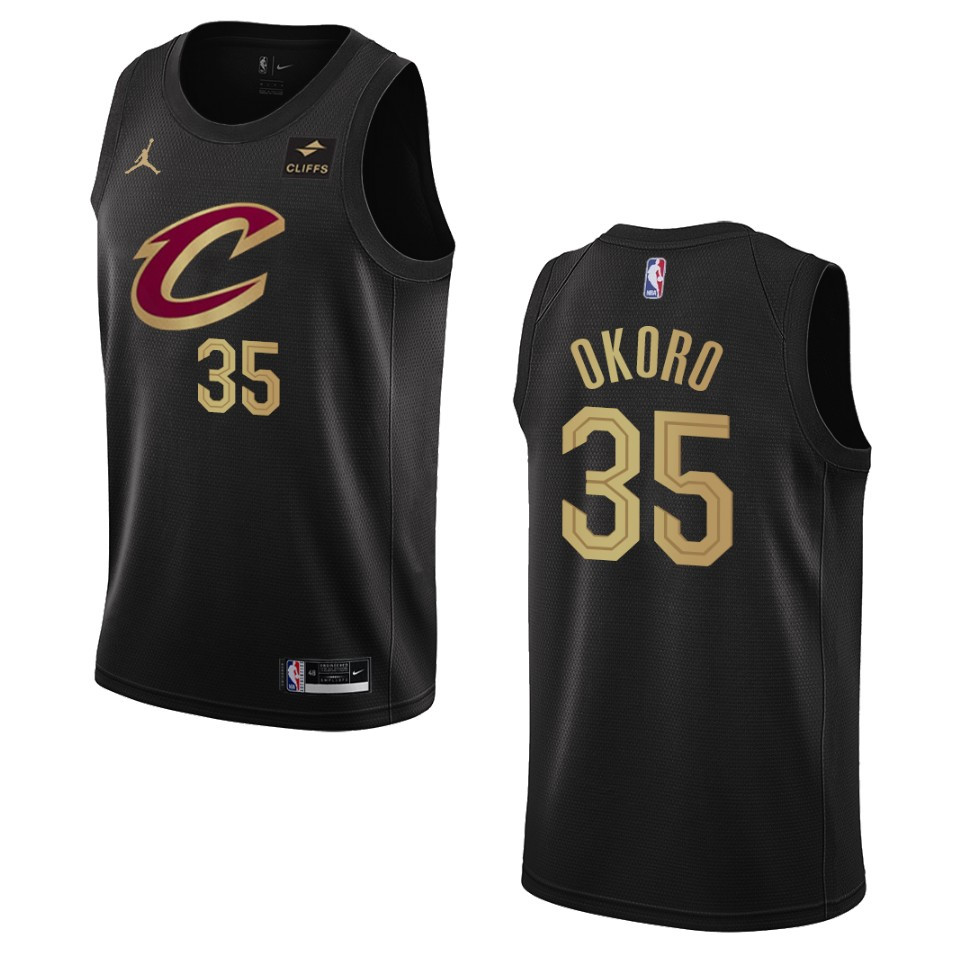 2022-23 Statement Edition Cleveland Cavaliers Isaac Okoro Black Swingman Jersey