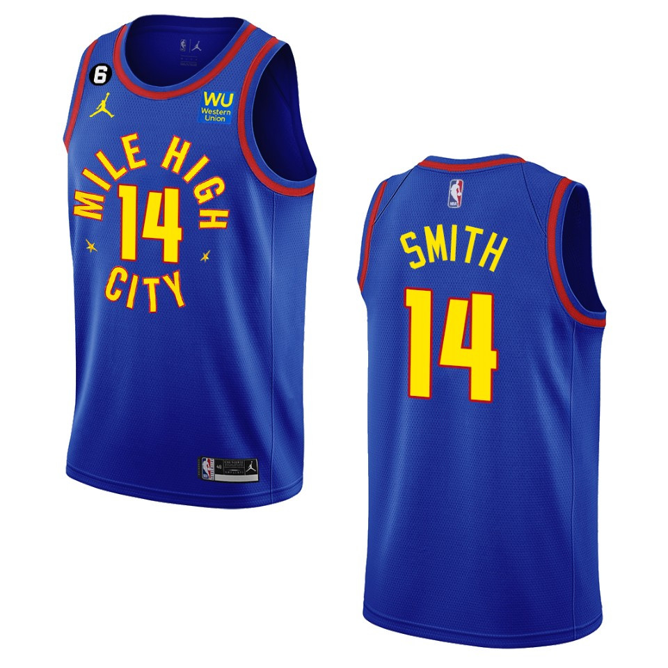 2022-23 Statement Edition Denver Nuggets Ish Smith Royal Swingman Jersey