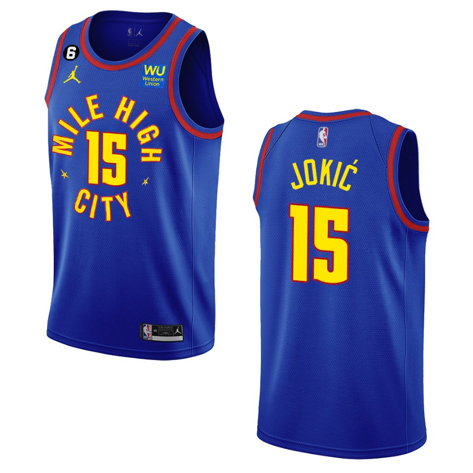 2022-23 Statement Edition Denver Nuggets Nikola Jokic Royal Swingman Jersey