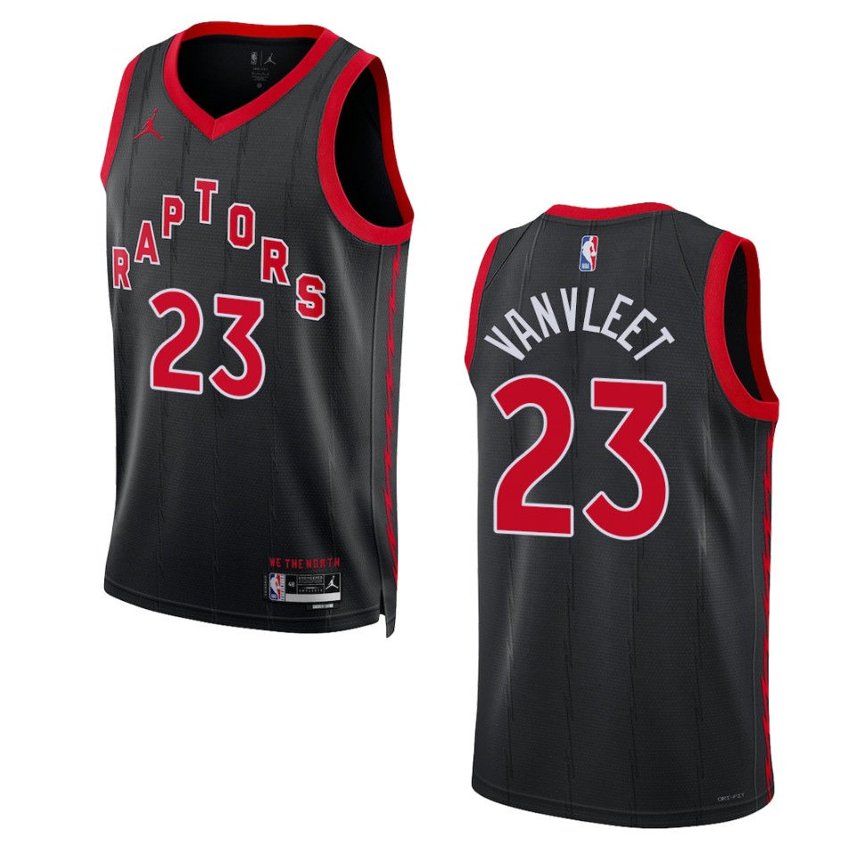 2022-23 Statement Edition Toronto Raptors Fred VanVleet Black Swingman Jersey