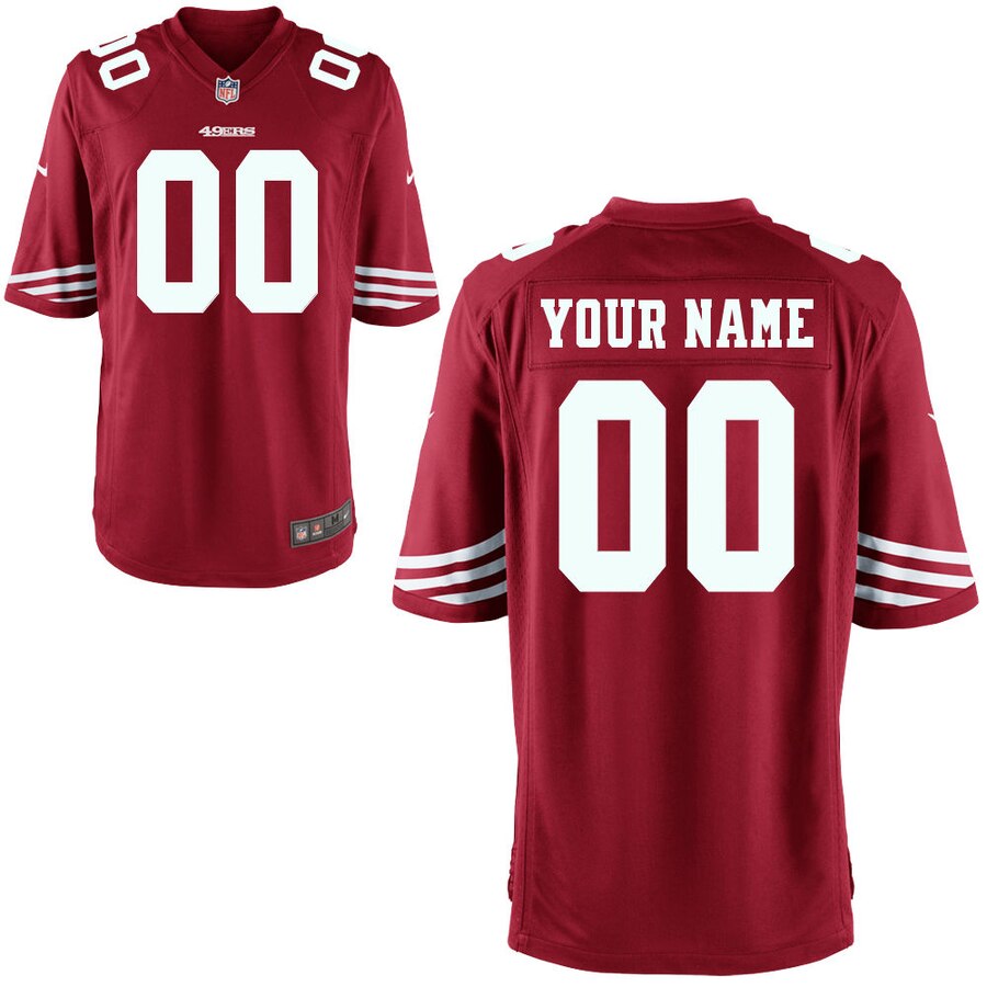 Alternative view of 49ers Maroon Custom Jersey - Nike - Personalize Your Style