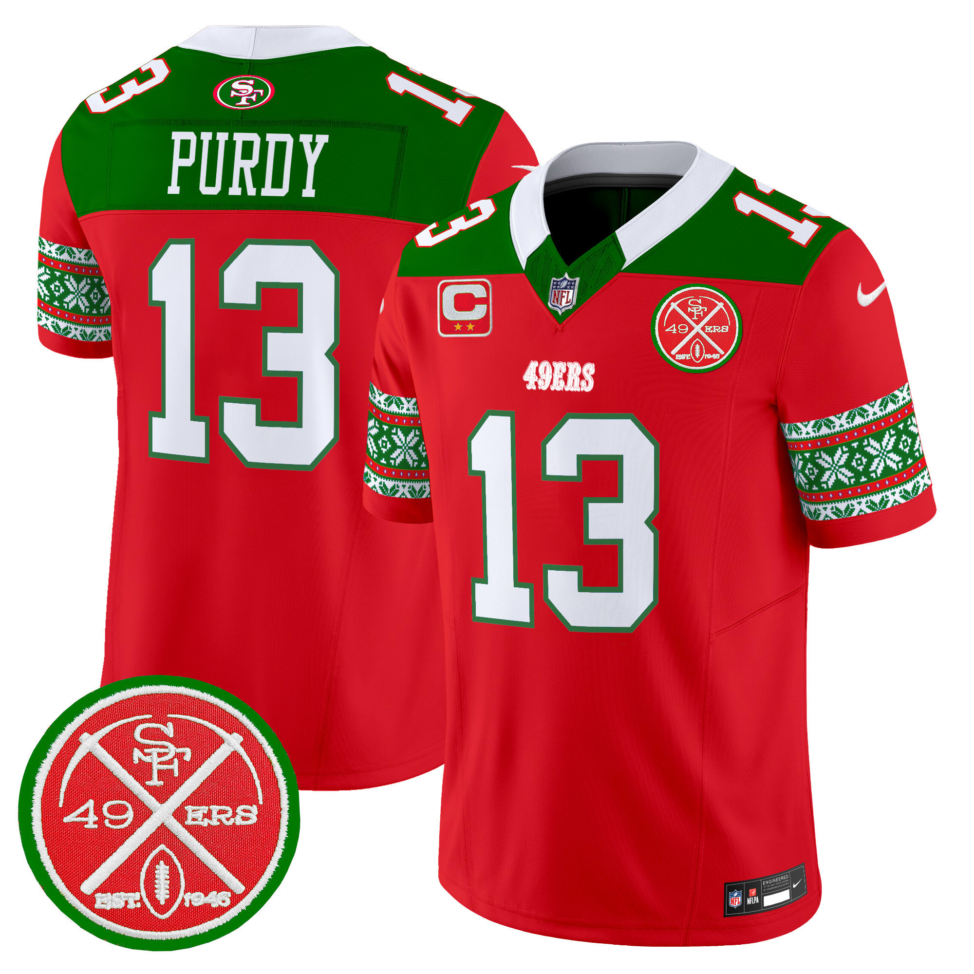 49ers Purdy Holiday Jersey - Nike - Limited Edition
