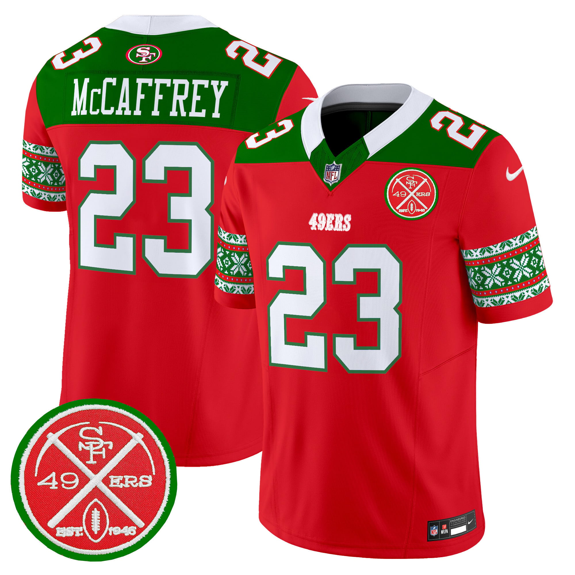 Alternative view of 49ers Purdy Holiday Jersey - Nike - Limited Edition