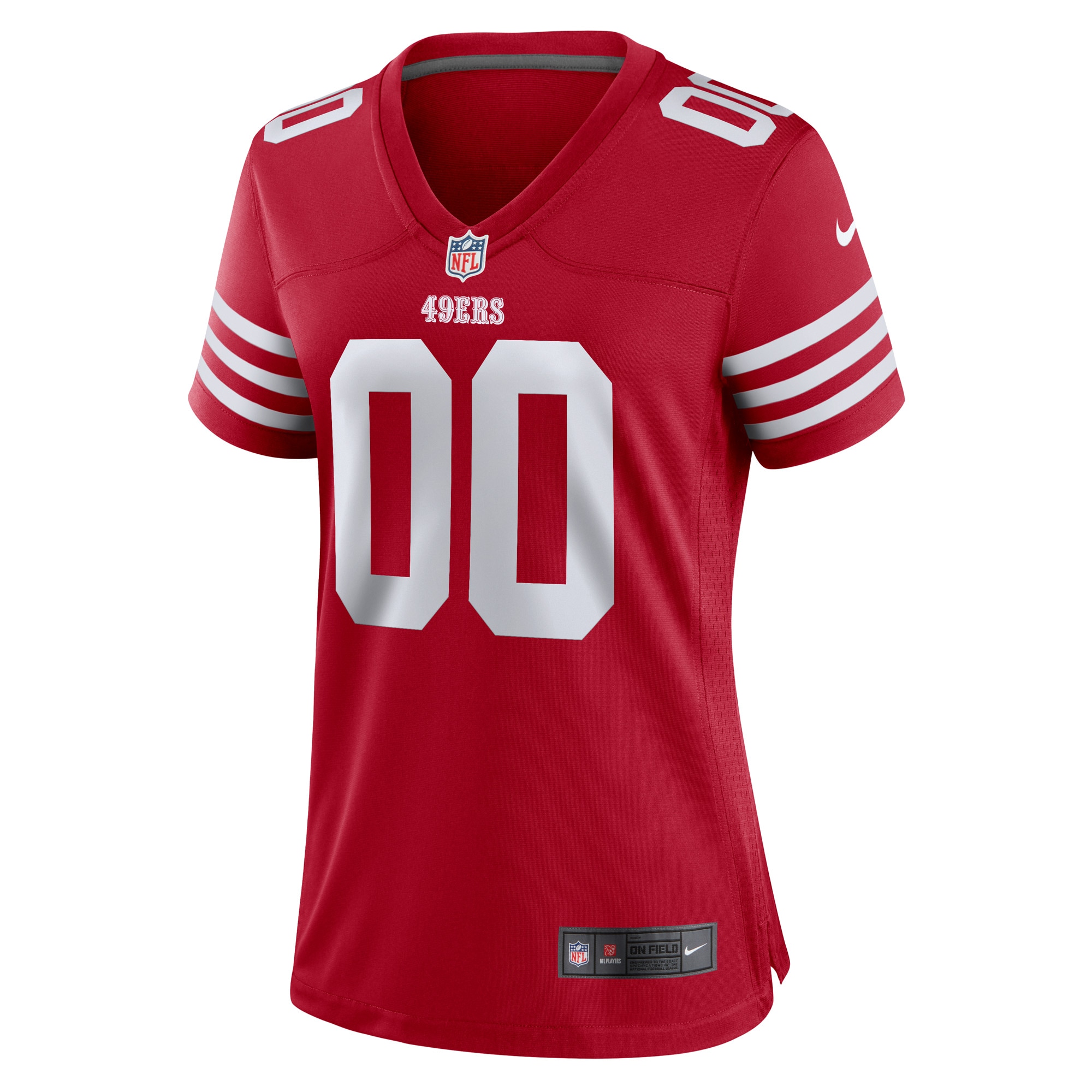Alternative view of 49ers Red Personalized Jersey - Nike - Custom Name & Number