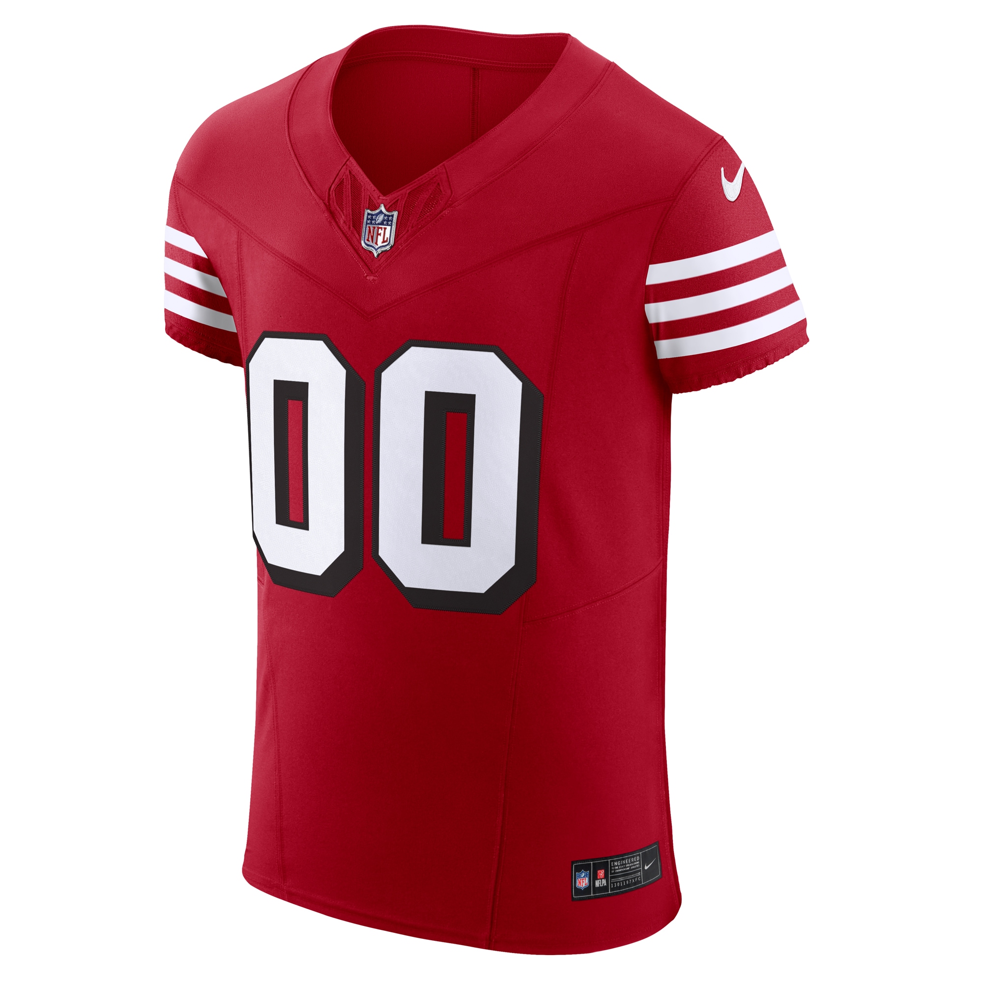 Alternative view of 49ers Scarlet Alternate Custom Jersey - Nike - Your Name!