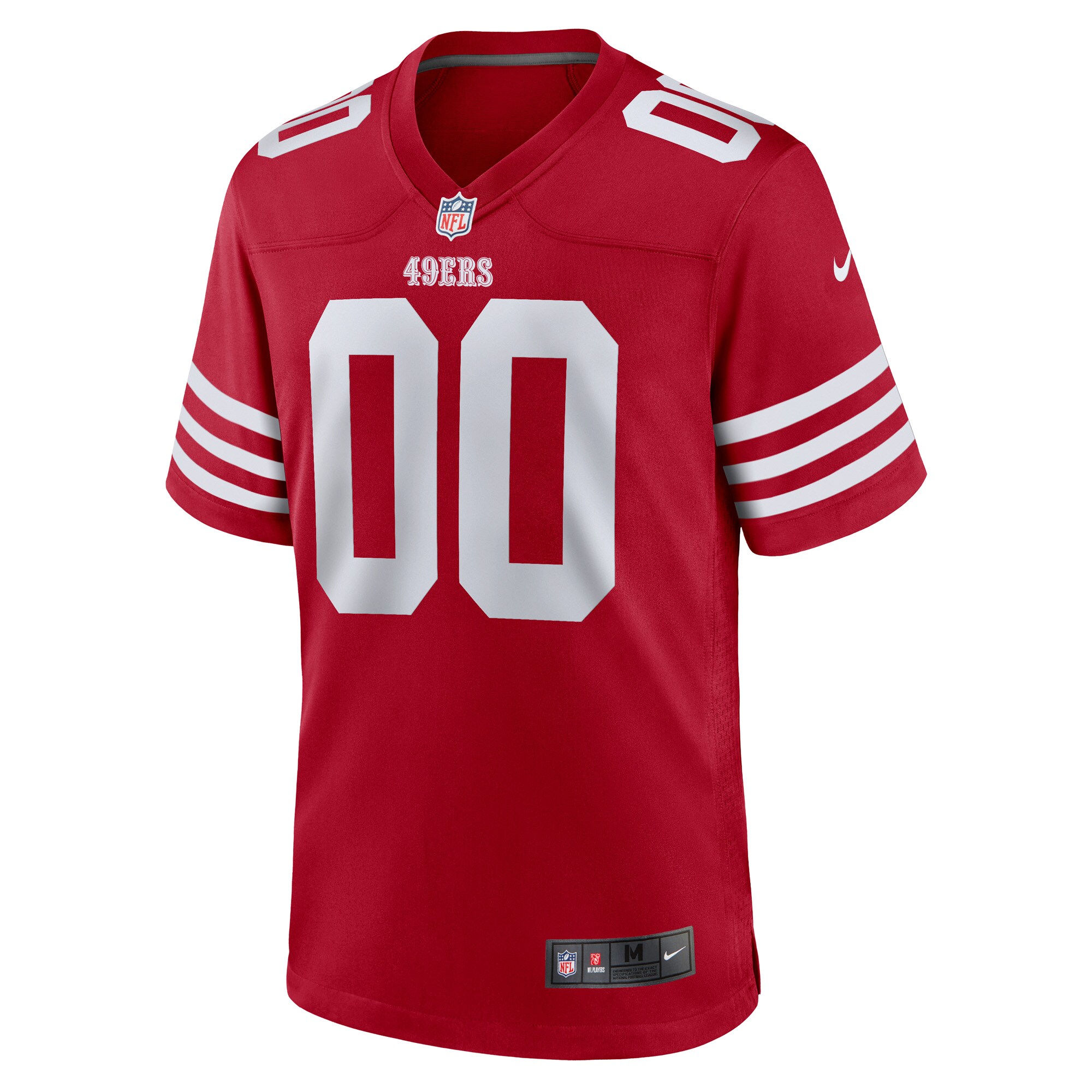Alternative view of 49ers Scarlet Custom Game Jersey - Nike - Personalize Now!
