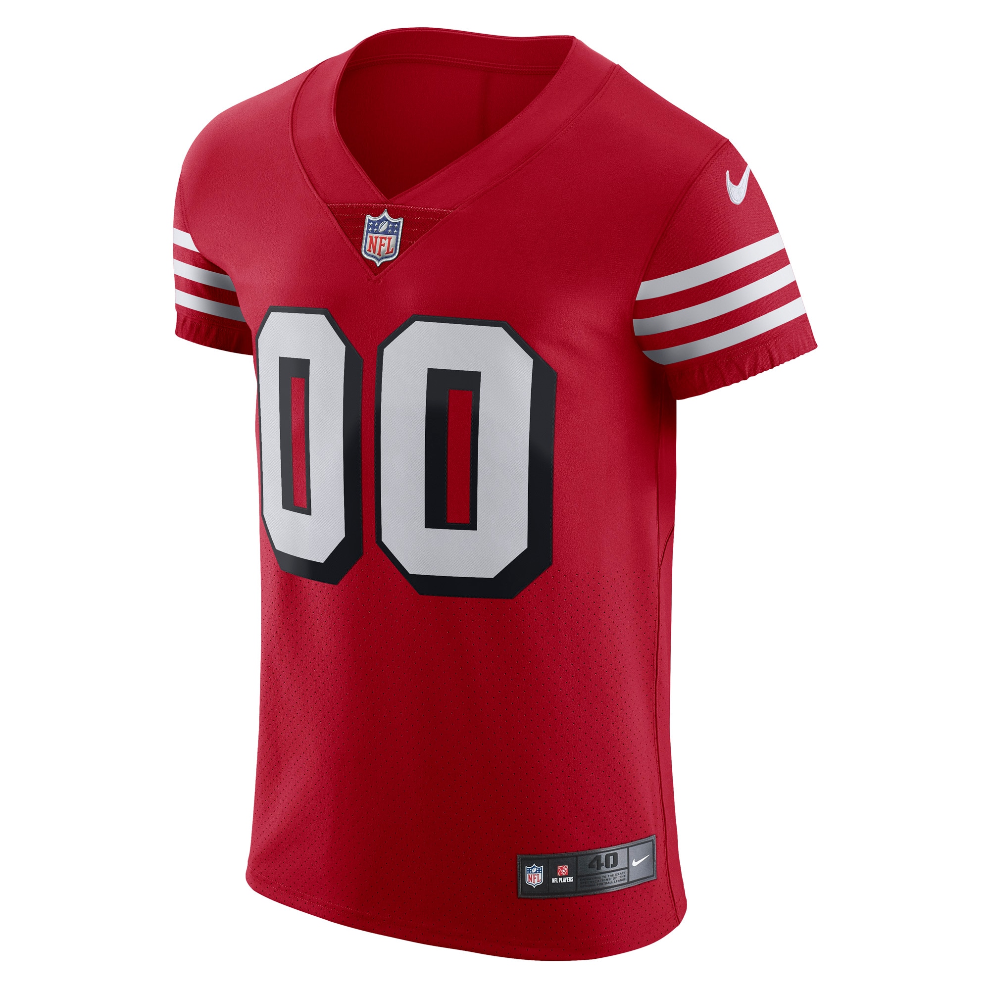 Alternative view of 49ers Scarlet Custom Jersey - Nike - Personalized NFL